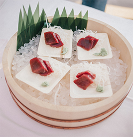 Sashimi de atún
