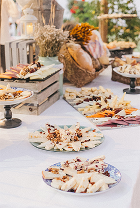 Buffet quesos Alboreá Eventos