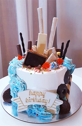 Tarta de chocolate Kinder