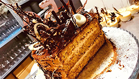 Tarta de chocolate con Filipinos